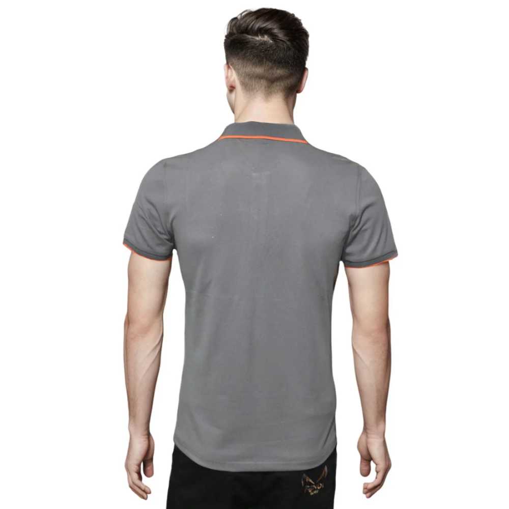 Hermes Dark Grey Premium Quality Half Sleeve T-shirt-1