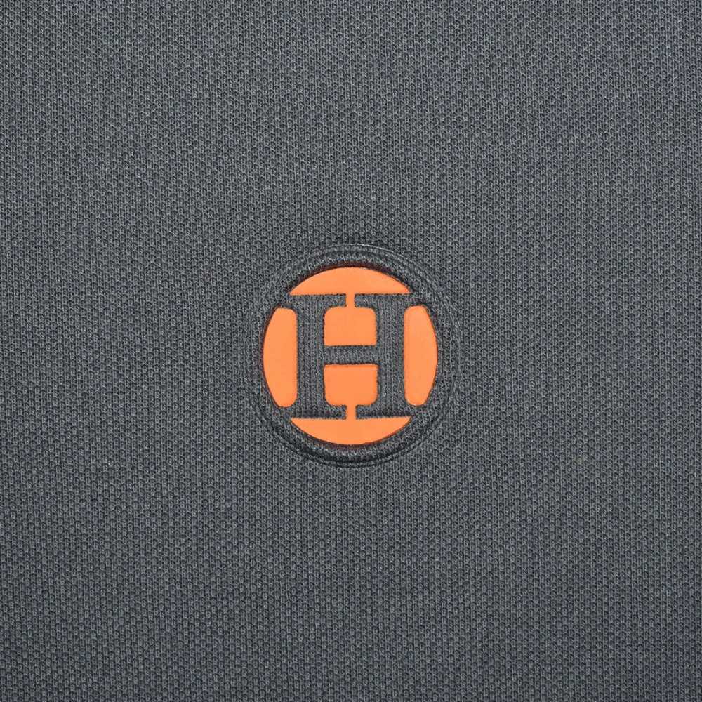 Hermes Dark Grey Premium Quality Half Sleeve T-shirt-3