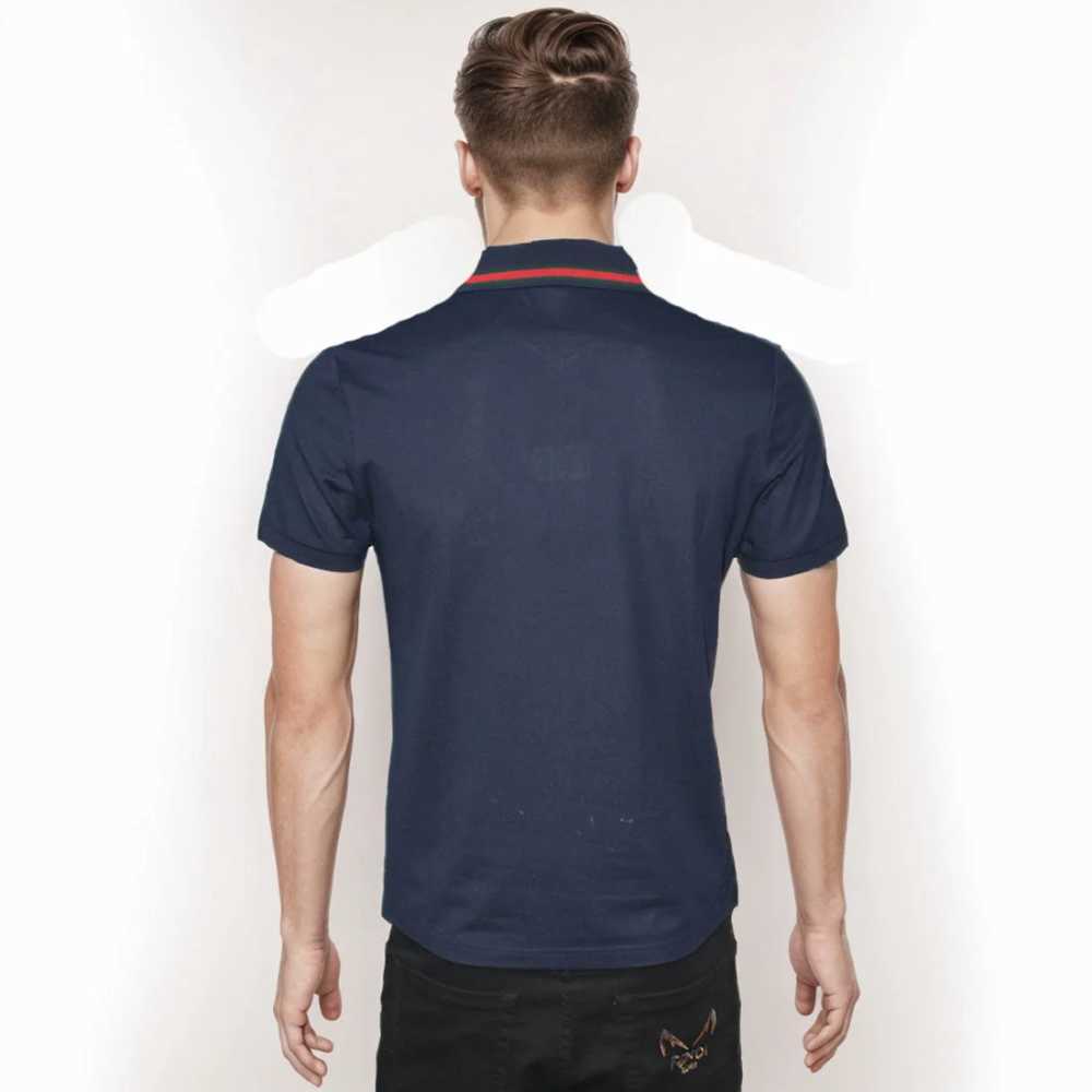 Gucci Dark Navy Blue Premium Quality T-shirt-1