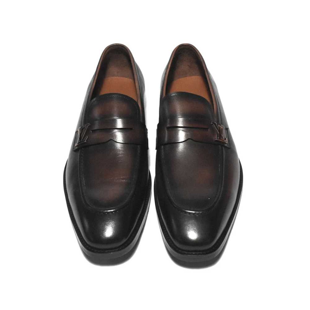 Louis Vuitton Brown Premium Quality Loafers-1