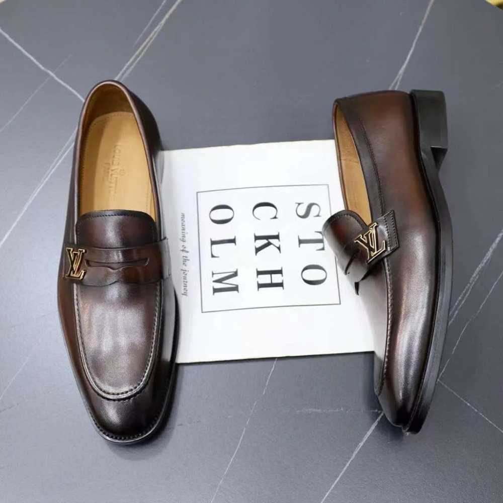 Louis Vuitton Brown Premium Quality Loafers-4