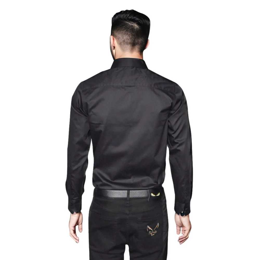 Louis Vuitton Black Premium Quality Men's Shirt-1