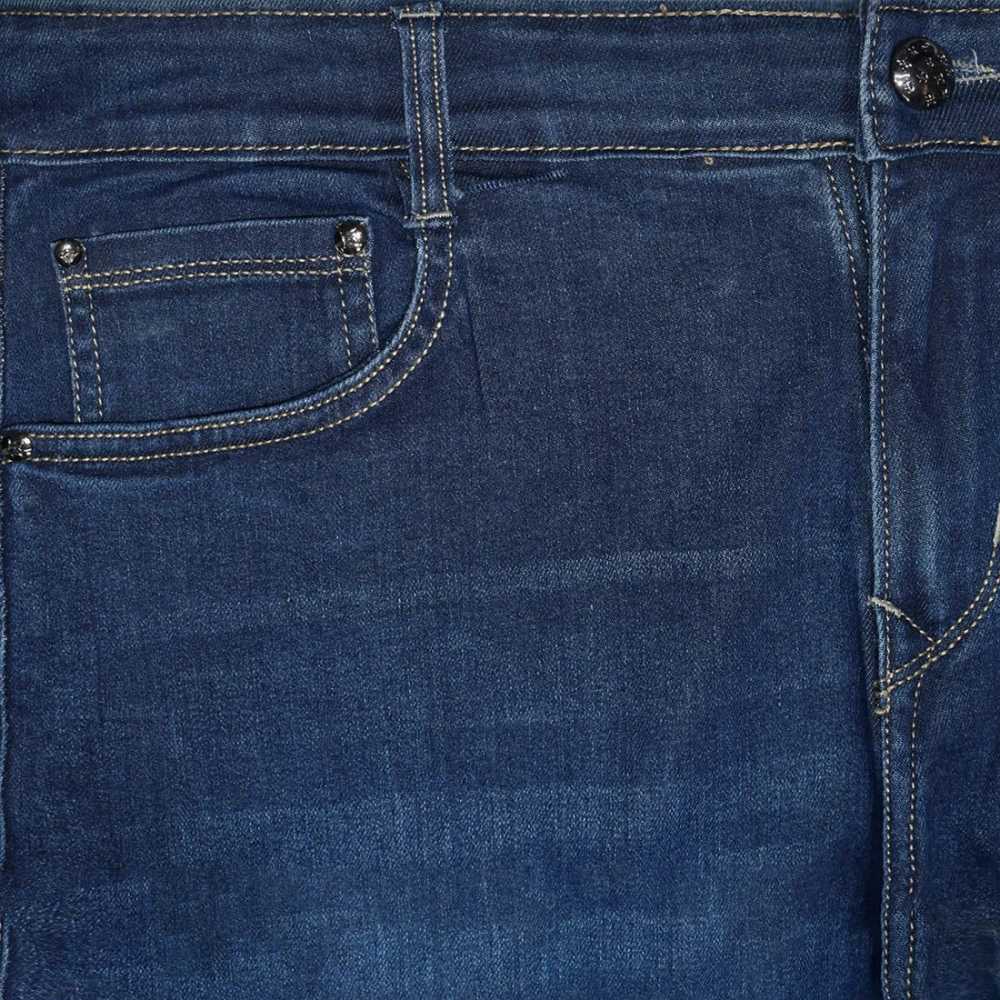 Louis Vuitton Dark Blue Premium Quality Denim Jeans-2