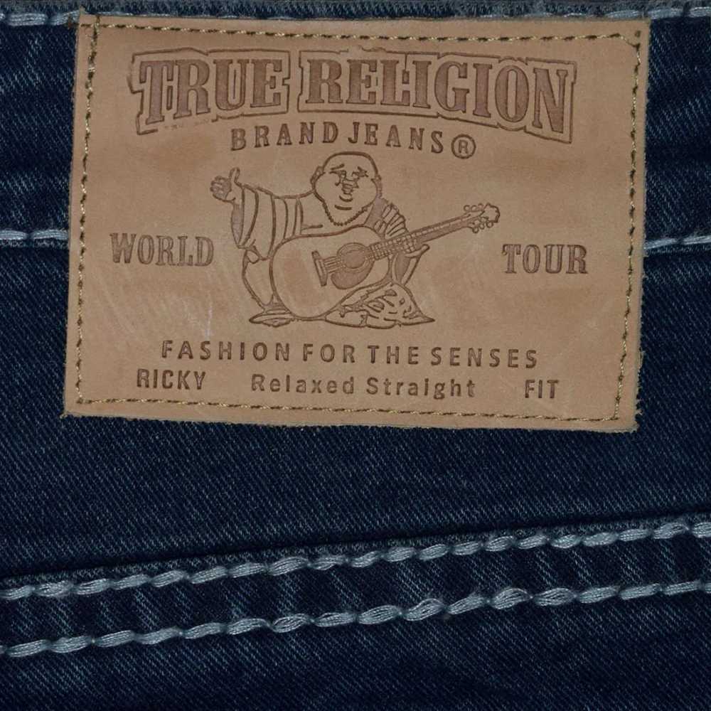 True Religion Dark Blue Premium Quality Jeans-5