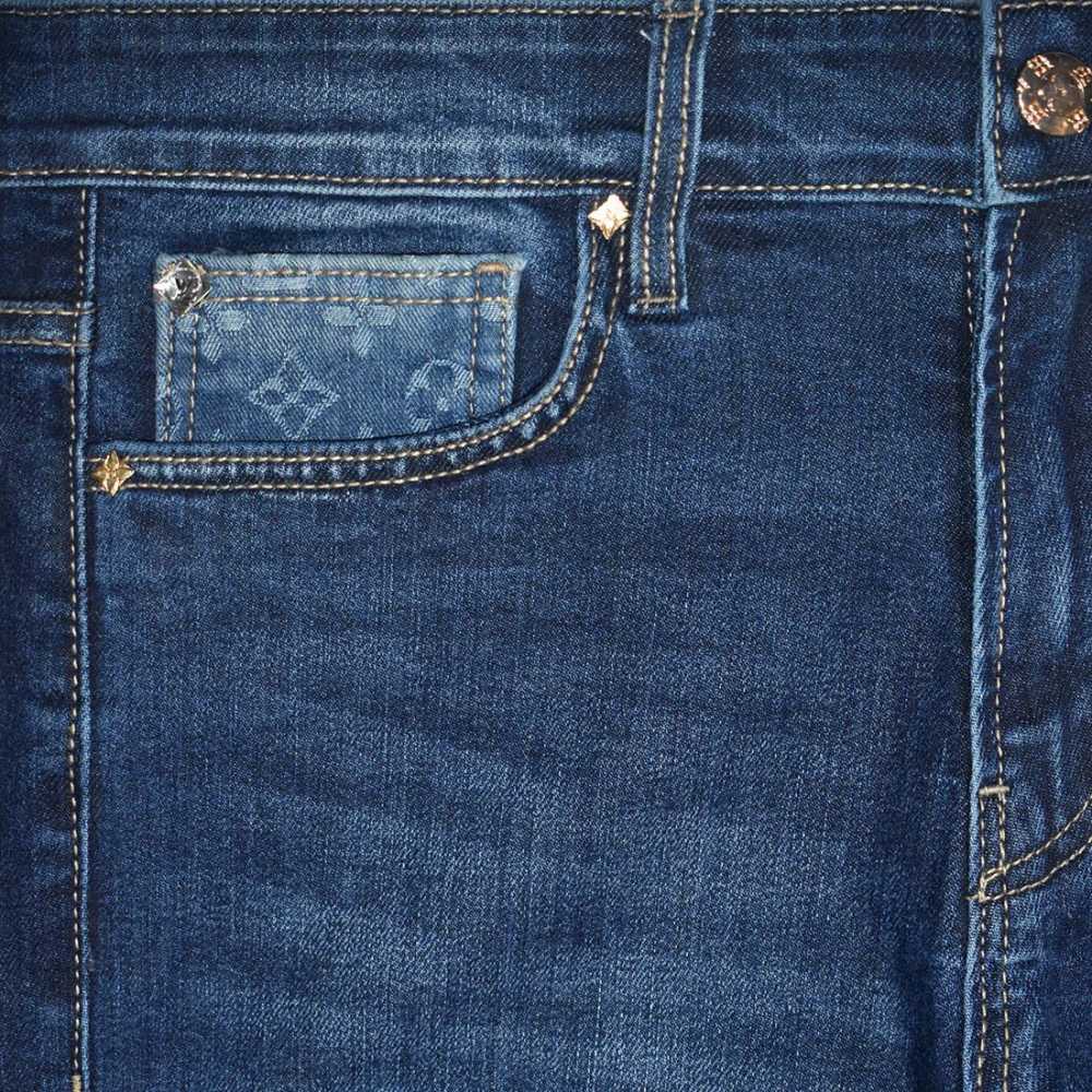 Louis Vuitton Blue Premium Quality Jeans-3
