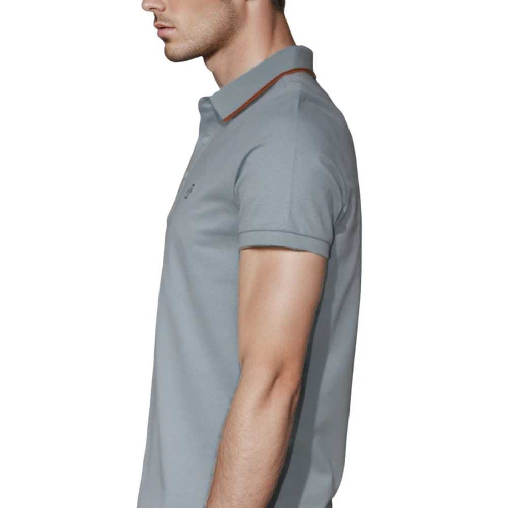 Zegna Light Blue Premium Quality T-shirt-3