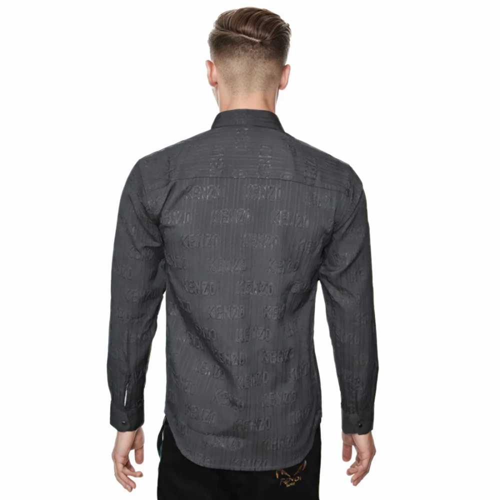 Kenzo Grey Premium Quality Designer Shirt-1