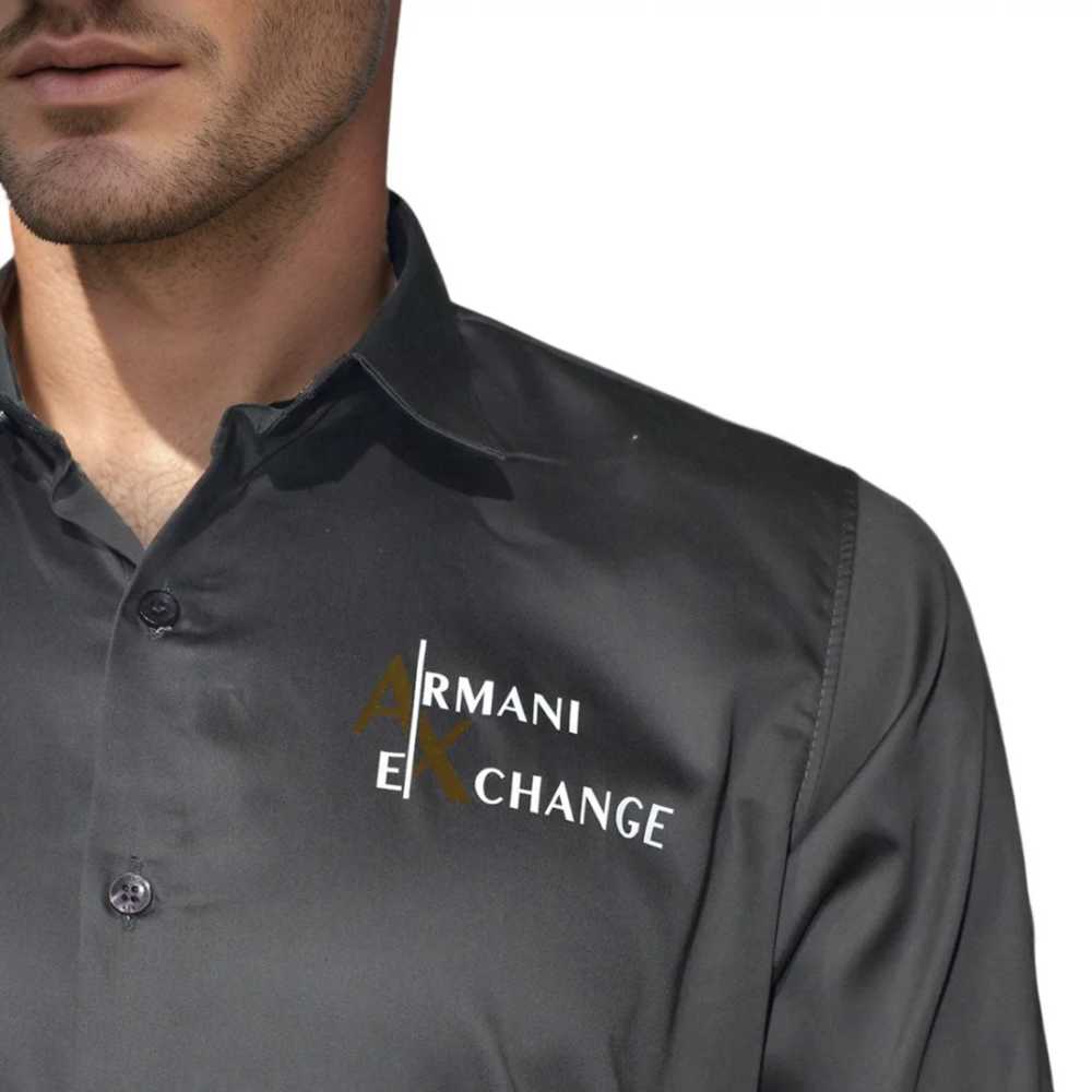 Armani Exchange Grey Premium Quality Shirt-2