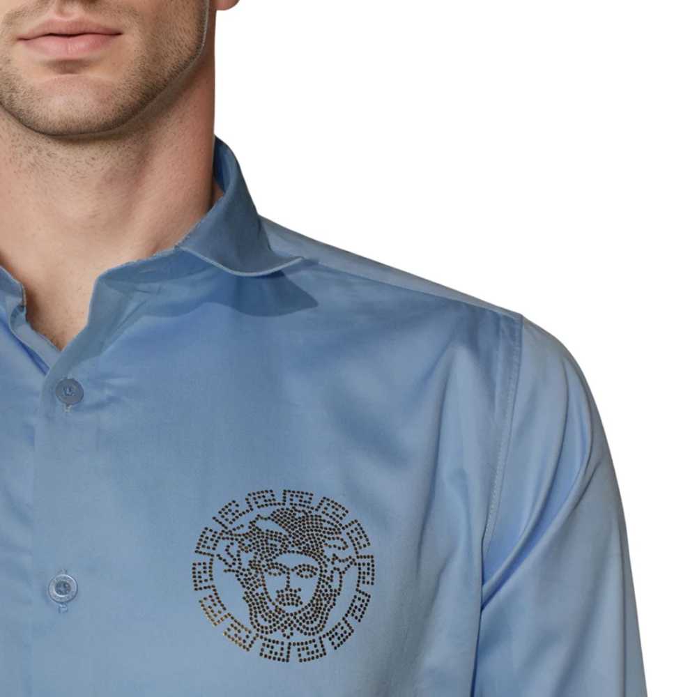 Versace Sky Blue Premium Quality Shirt-5
