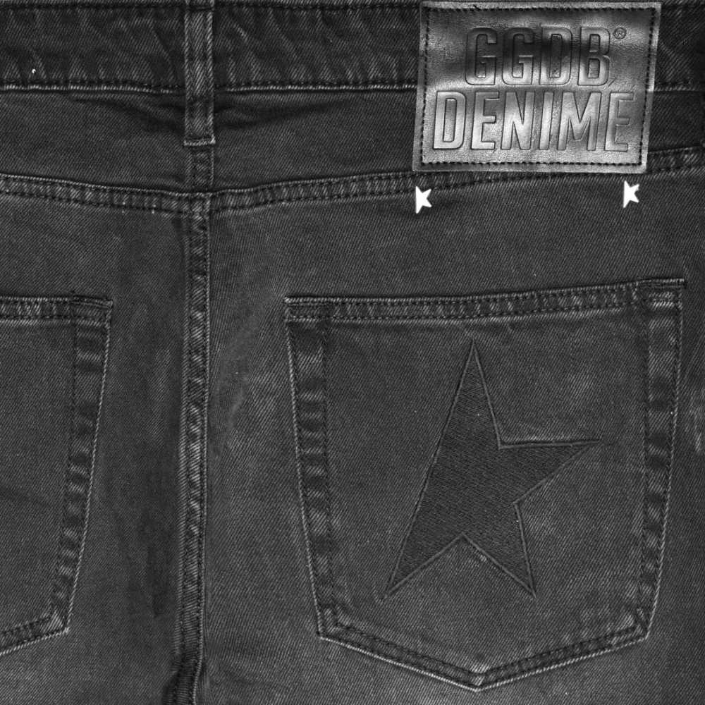 Golden Goose Pocket Printed Black Denim Jeans-3