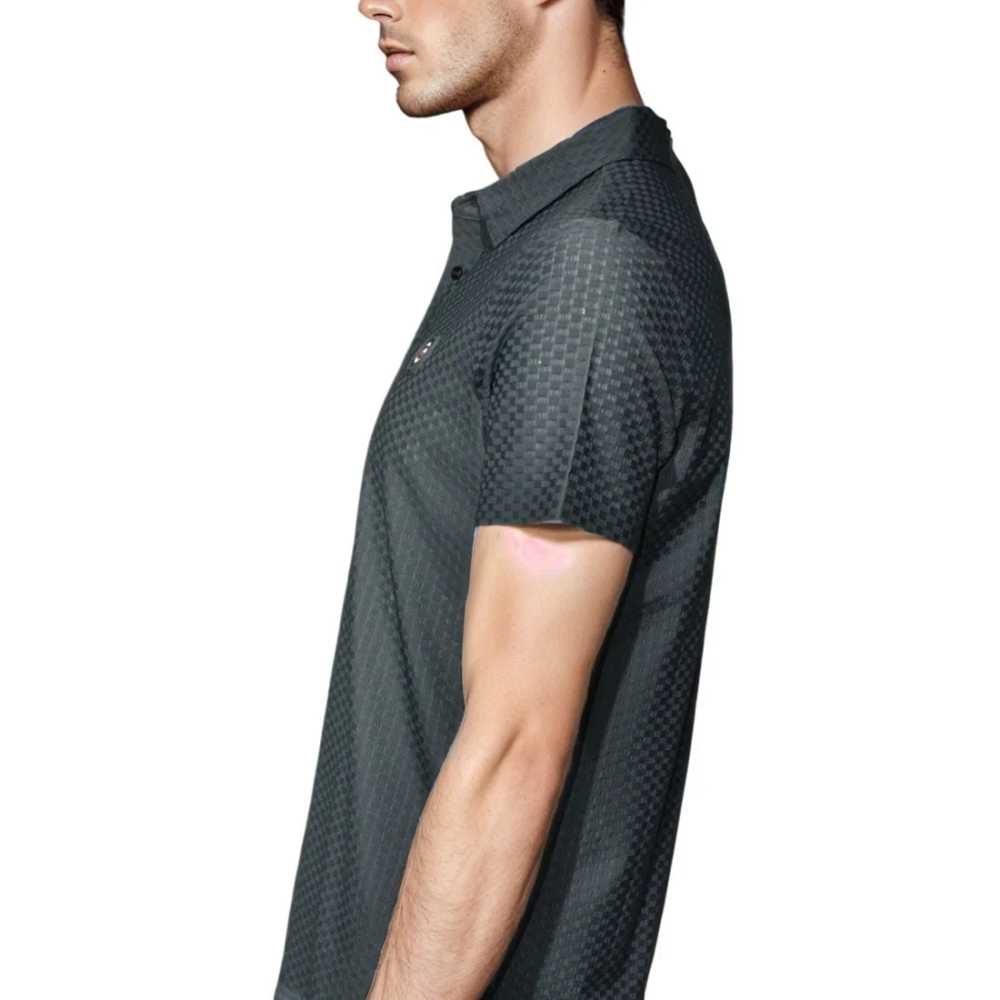 Gucci Embroidered logo Dark Green Premium Polo T-shirt-2