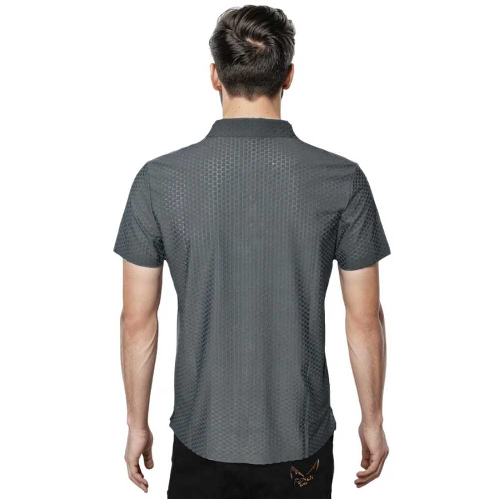 Gucci Embroidered logo Dark Green Premium Polo T-shirt-1