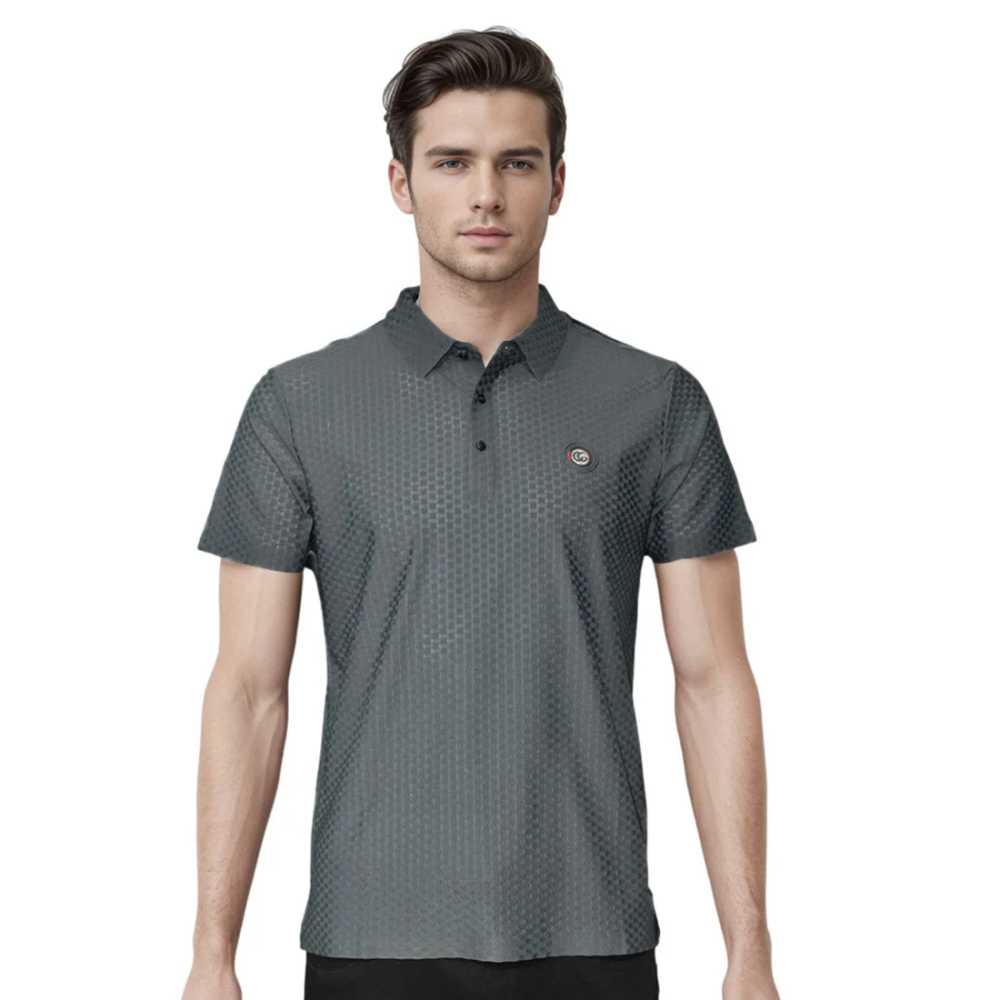 Gucci Embroidered logo Dark Green Premium Polo T-shirt