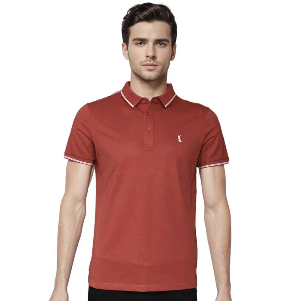 Saint Laurent Red Premium Quality T-shirt