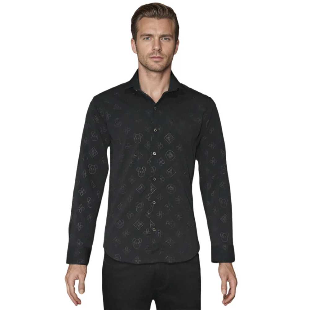 Louis Vuitton Embossed Black Premium shirt-5