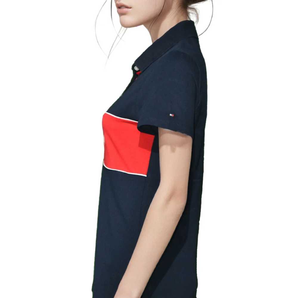Tommy Hilfiger Dark Blue Premium Quality Women T-shirt-2