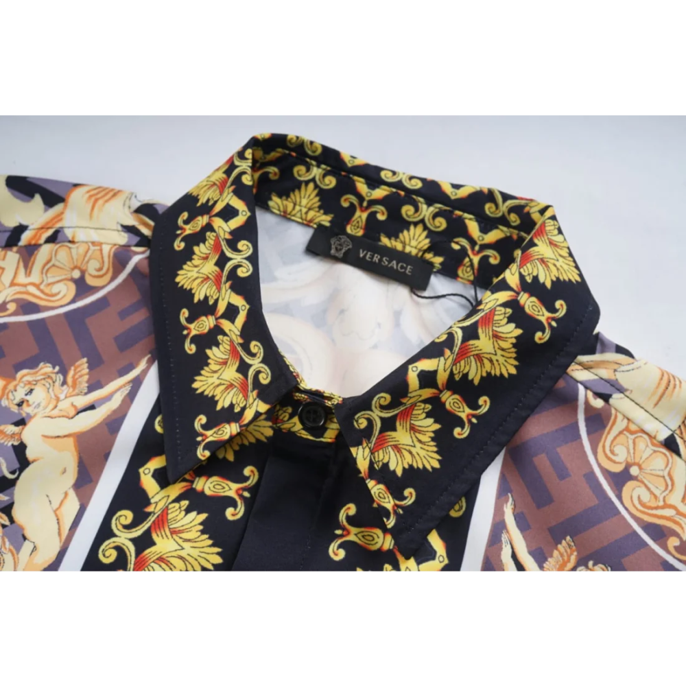 Versace Black & Gold Barocco Shirt-3