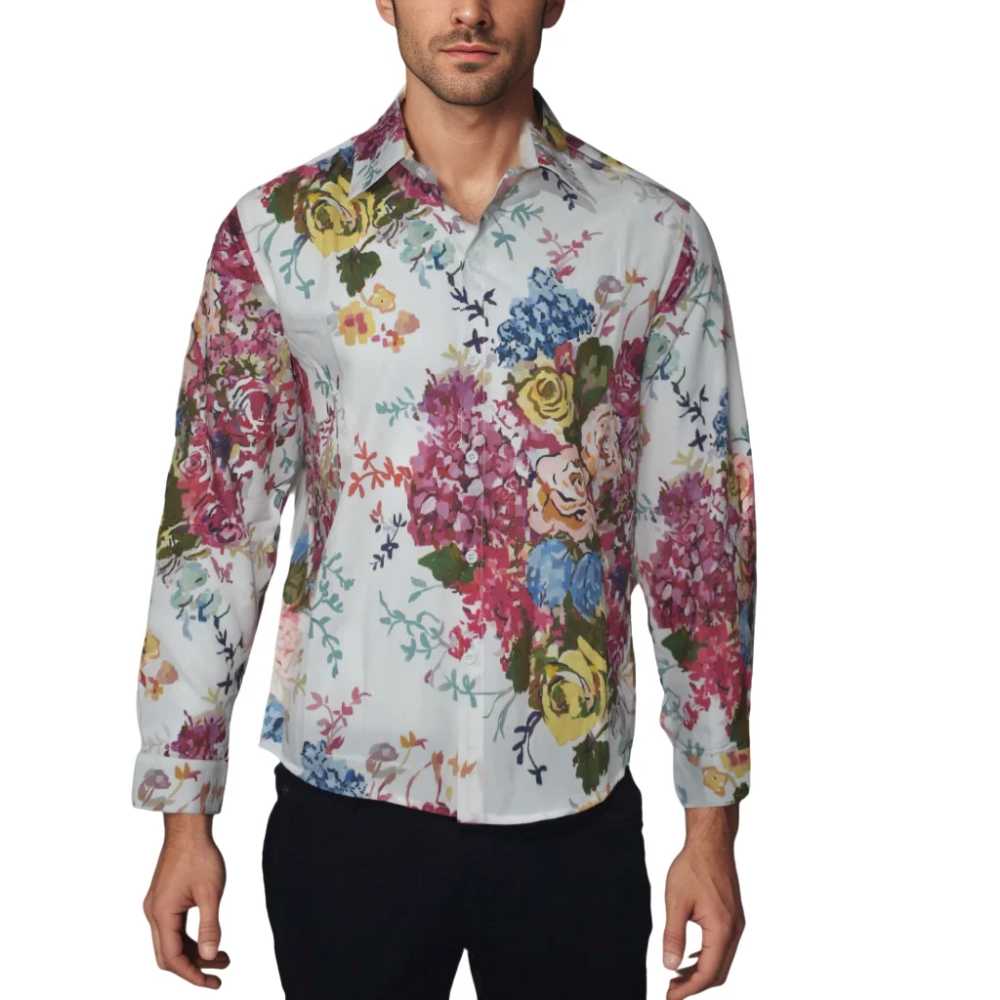 Louis Vuitton Floral Print Premium Quality Shirt-4