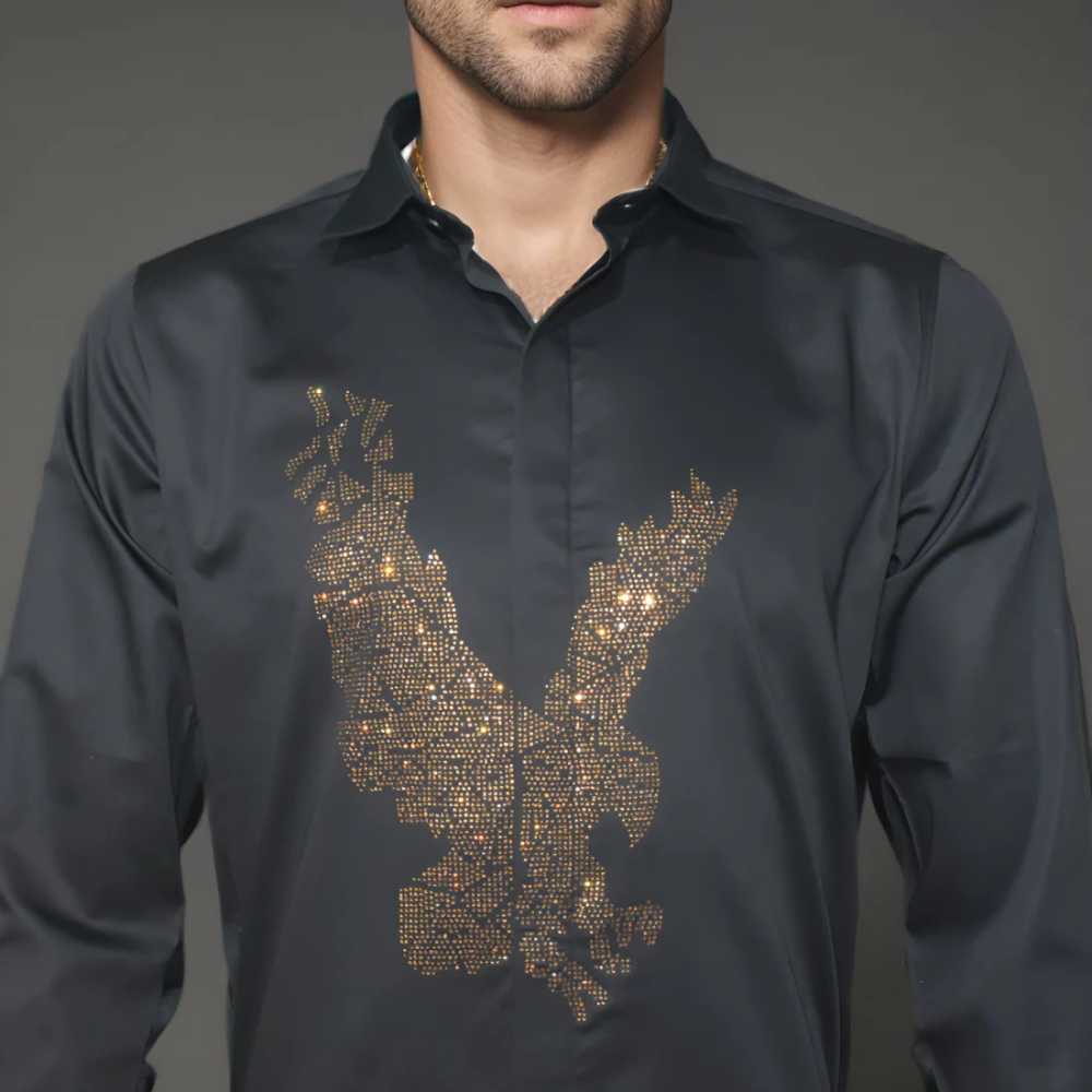 Armani Exchange Black Premium Quality Shirt-4