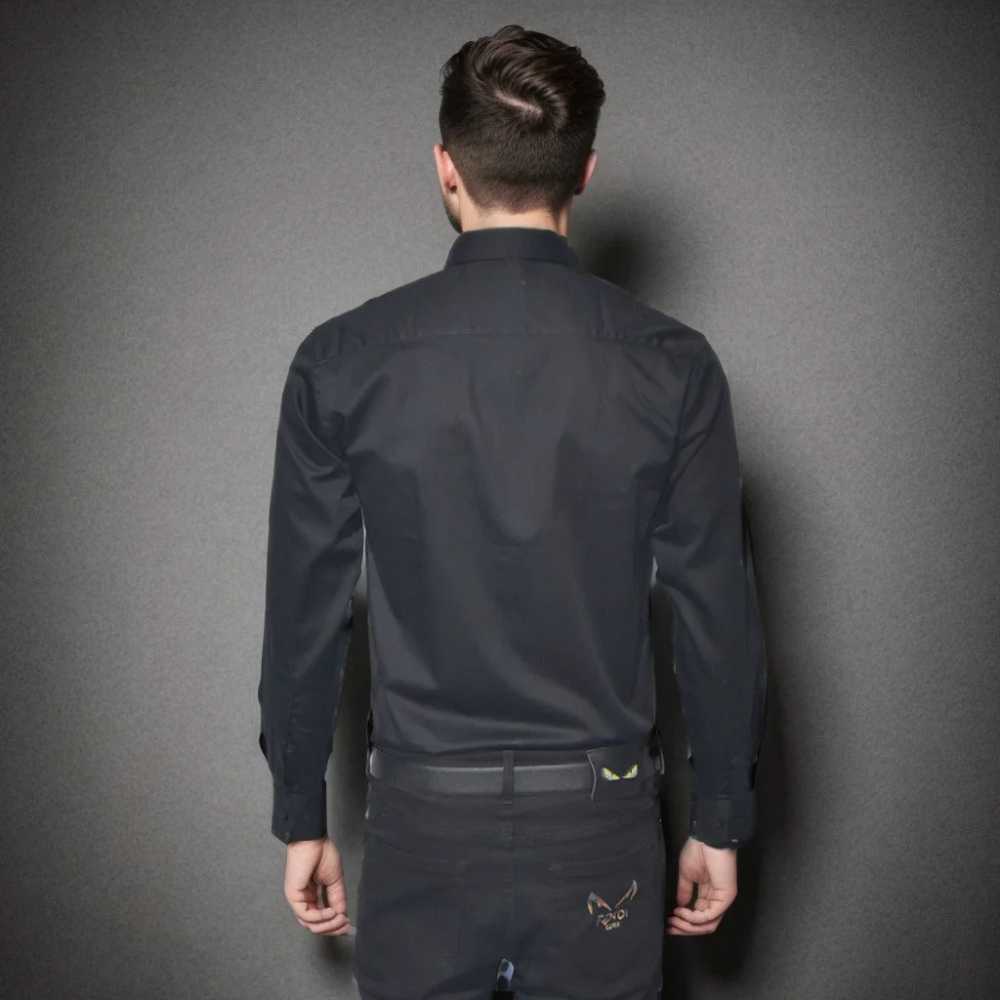 Armani Exchange Black Premium Quality Shirt-thumb-1