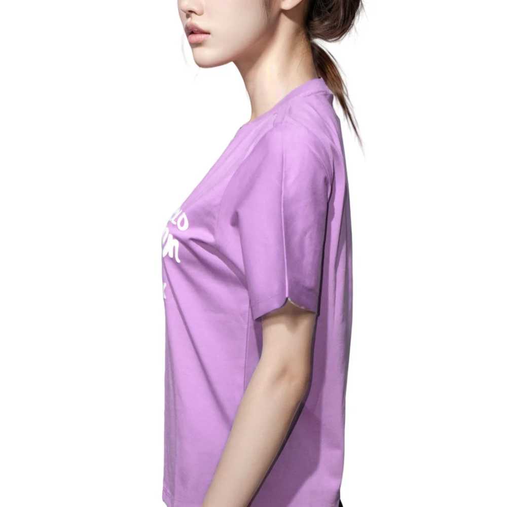 Light Purple Premium Quality Women T-shirt-2