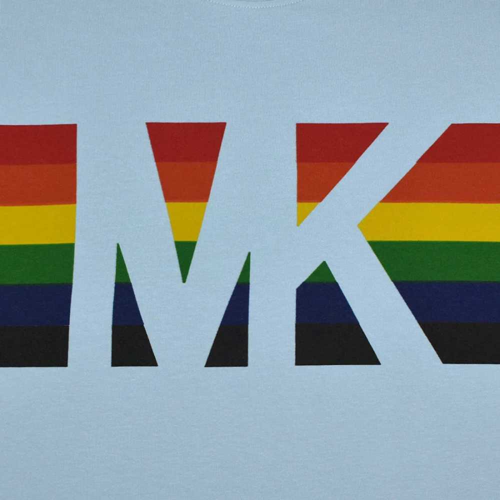 Michael Kors Sky Blue Premium Quality Women T-shirt-3