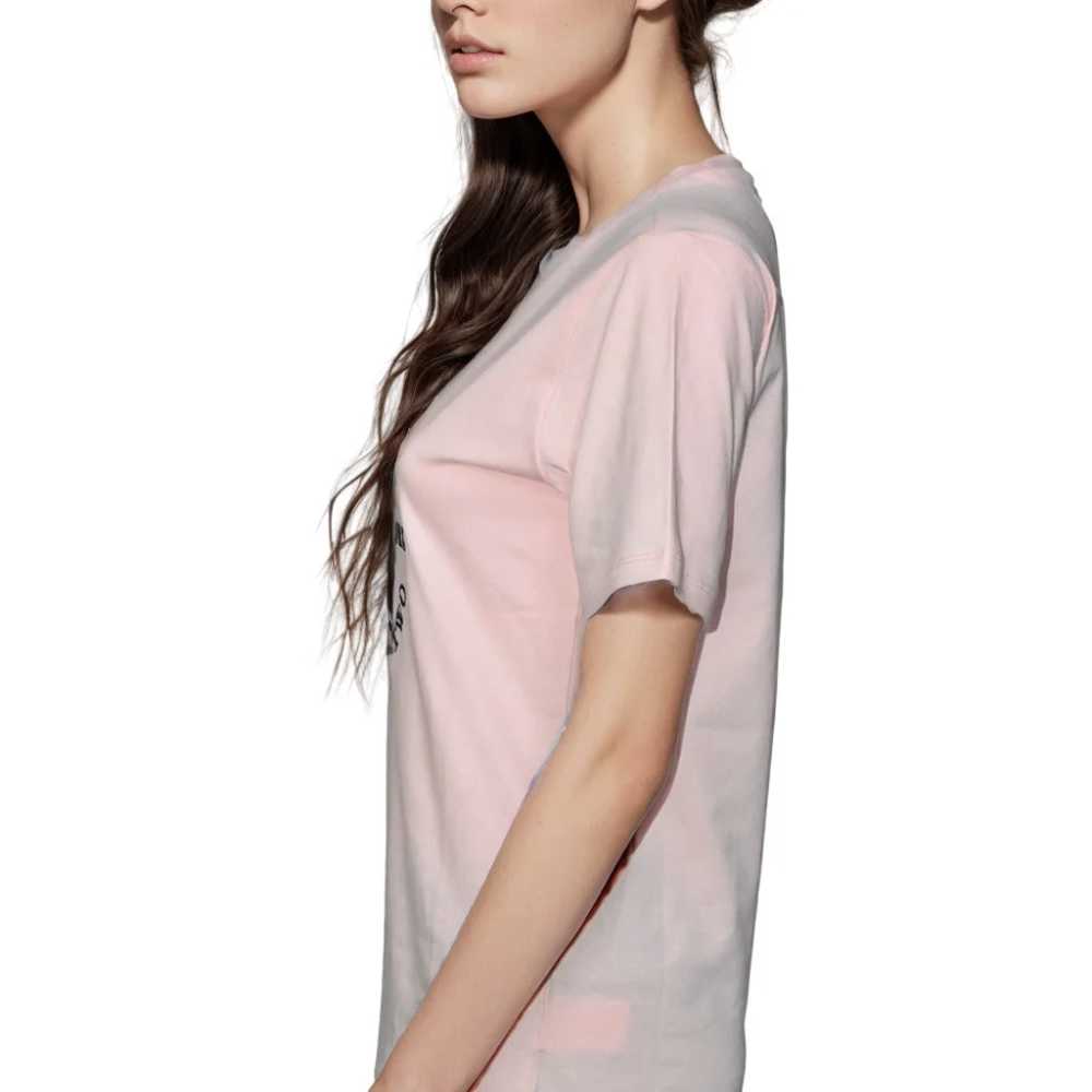 Abercrombie Pink Premium Quality Women T-shirt-2