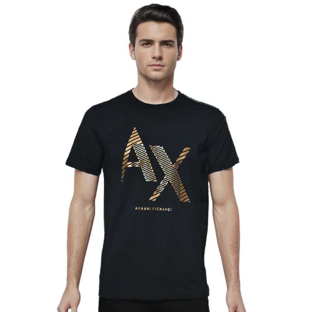 Armani Exchange Premium Black Polo T-shirt