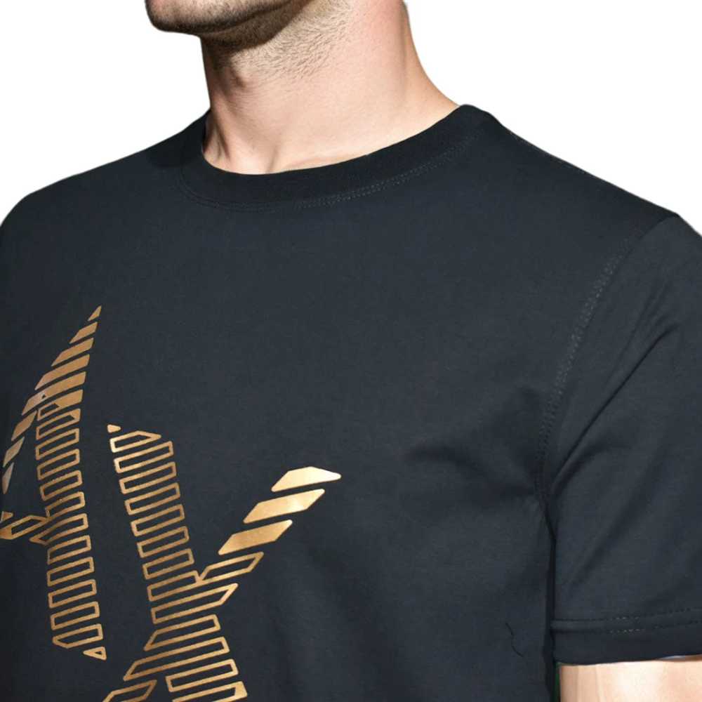 Armani Exchange Premium Black Polo T-shirt-thumb-2