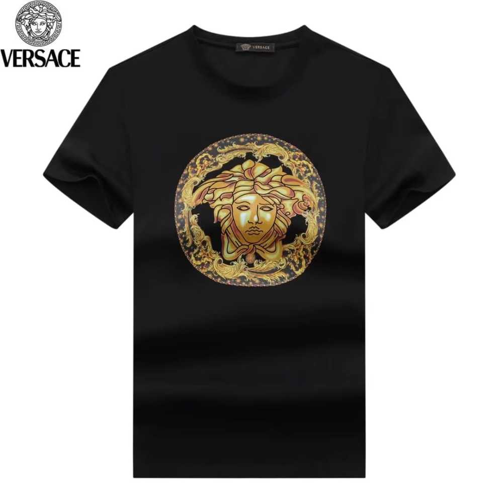 Versace Black Premium Quality Tees-0