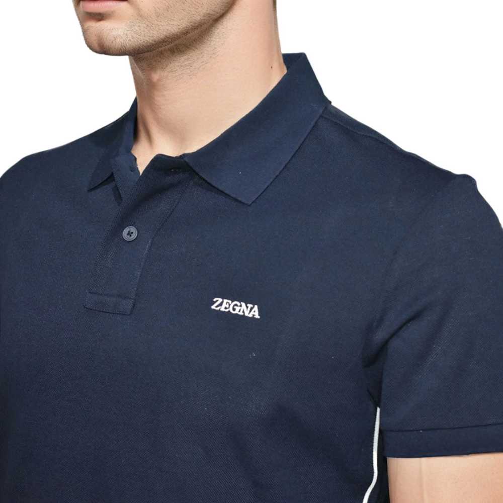 Zegna Navy Blue Premium Quality T-shirt-2