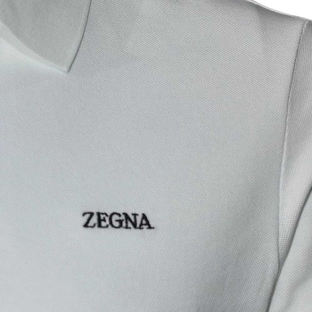 Zegna White Premium Quality Short Sleeve T-shirt-4
