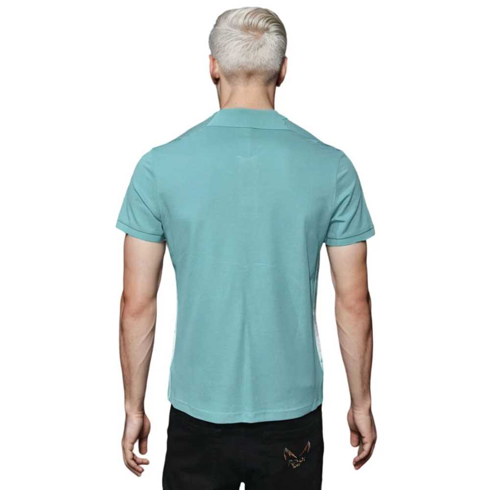 Zegna Light Blue Premium Quality Short Sleeve T-shirt-1
