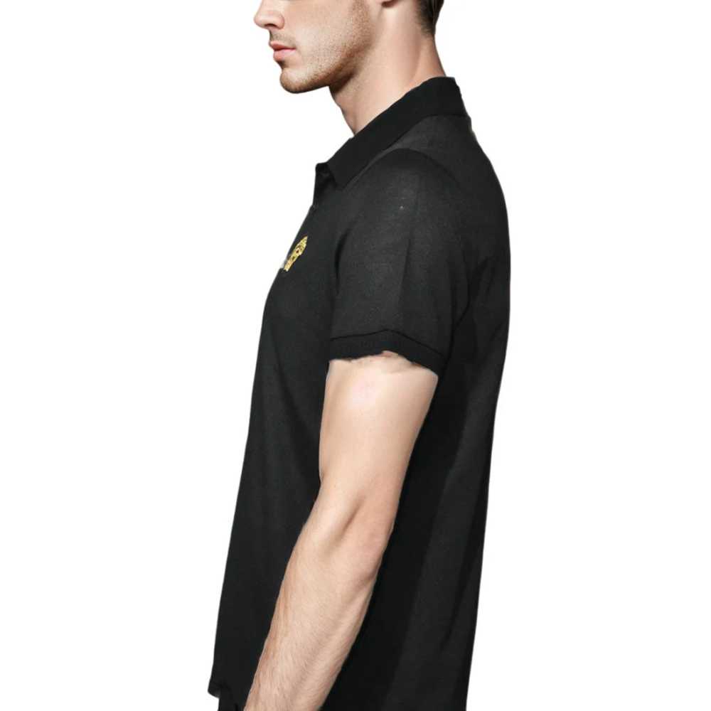 Versace Black Premium Quality Polo T-shirt-3