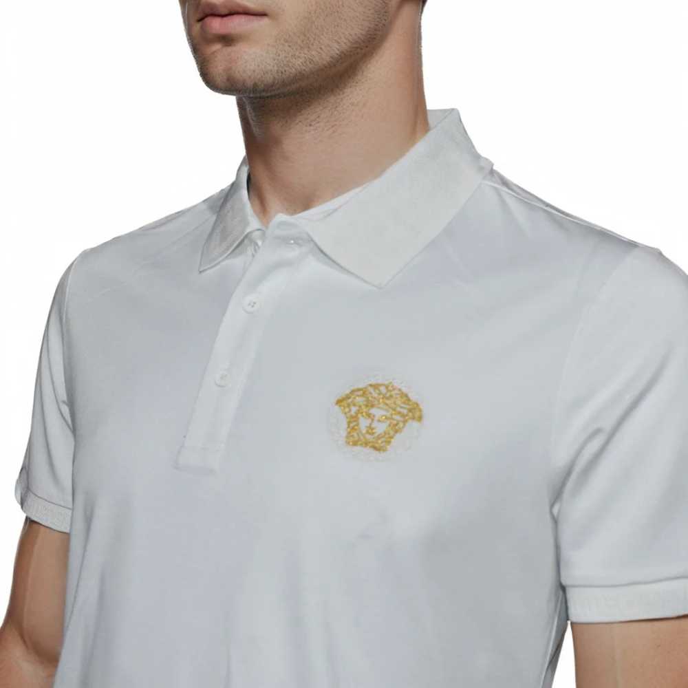 Versace White Premium Quality Polo T-shirt-2