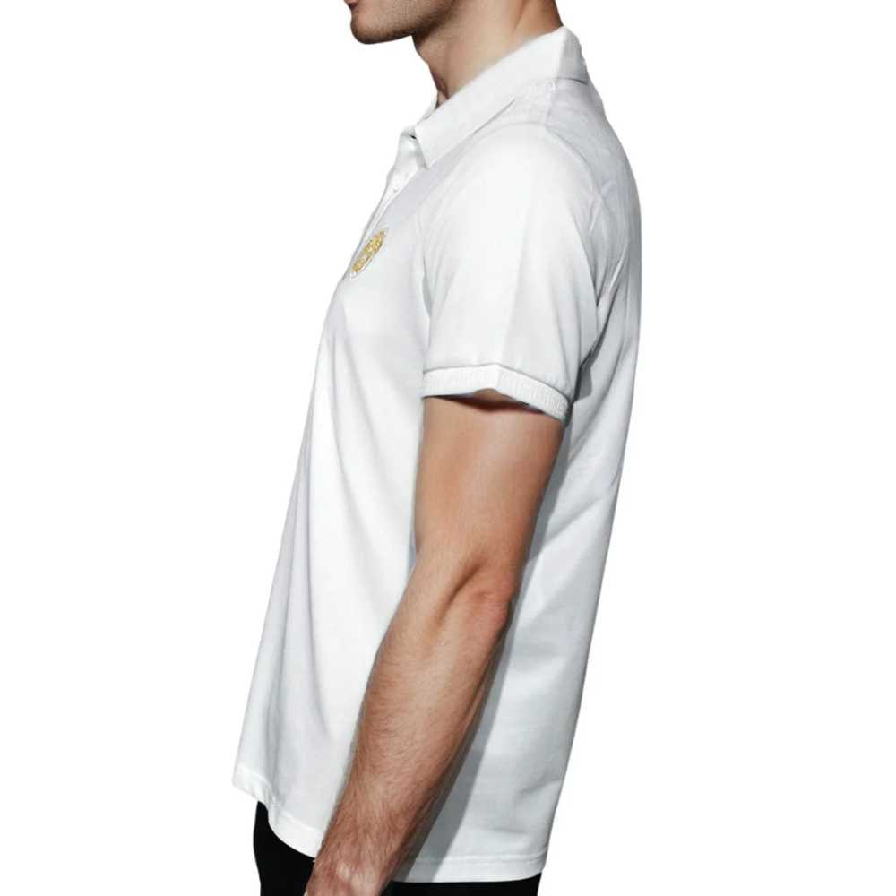 Versace White Premium Quality Polo T-shirt-3