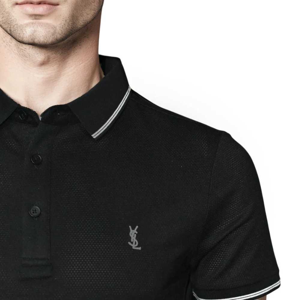 Saint Laurent Black Premium Quality T-shirt-4