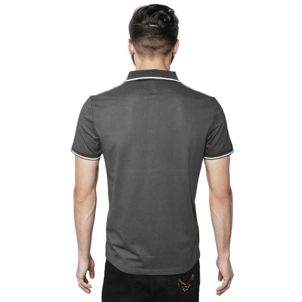 Saint Laurent Dark Grey Premium Quality T-shirt-1