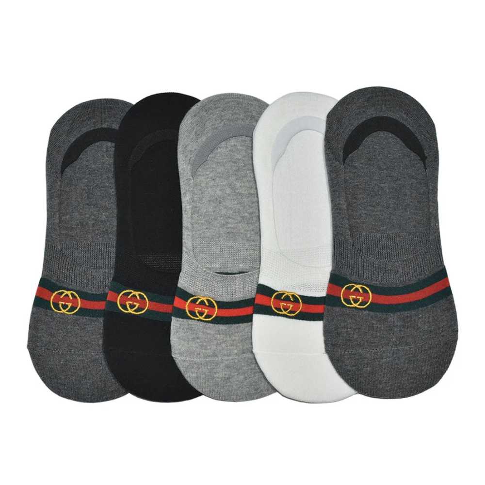 Gucci Embroidery logo Premium No Show Socks-0