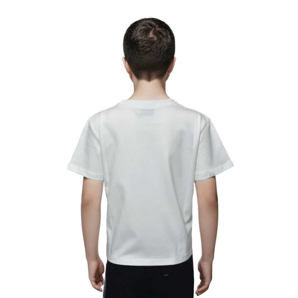 Burberry Animal Kingdom Print White Kids T-shirt-1