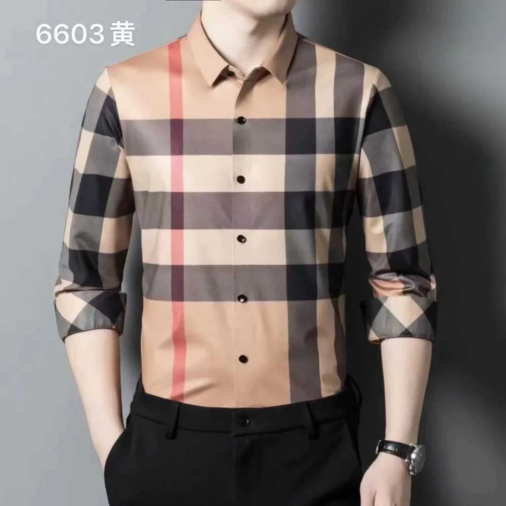 Burberry Brown Check Premium Quality Men's Shirt-0
