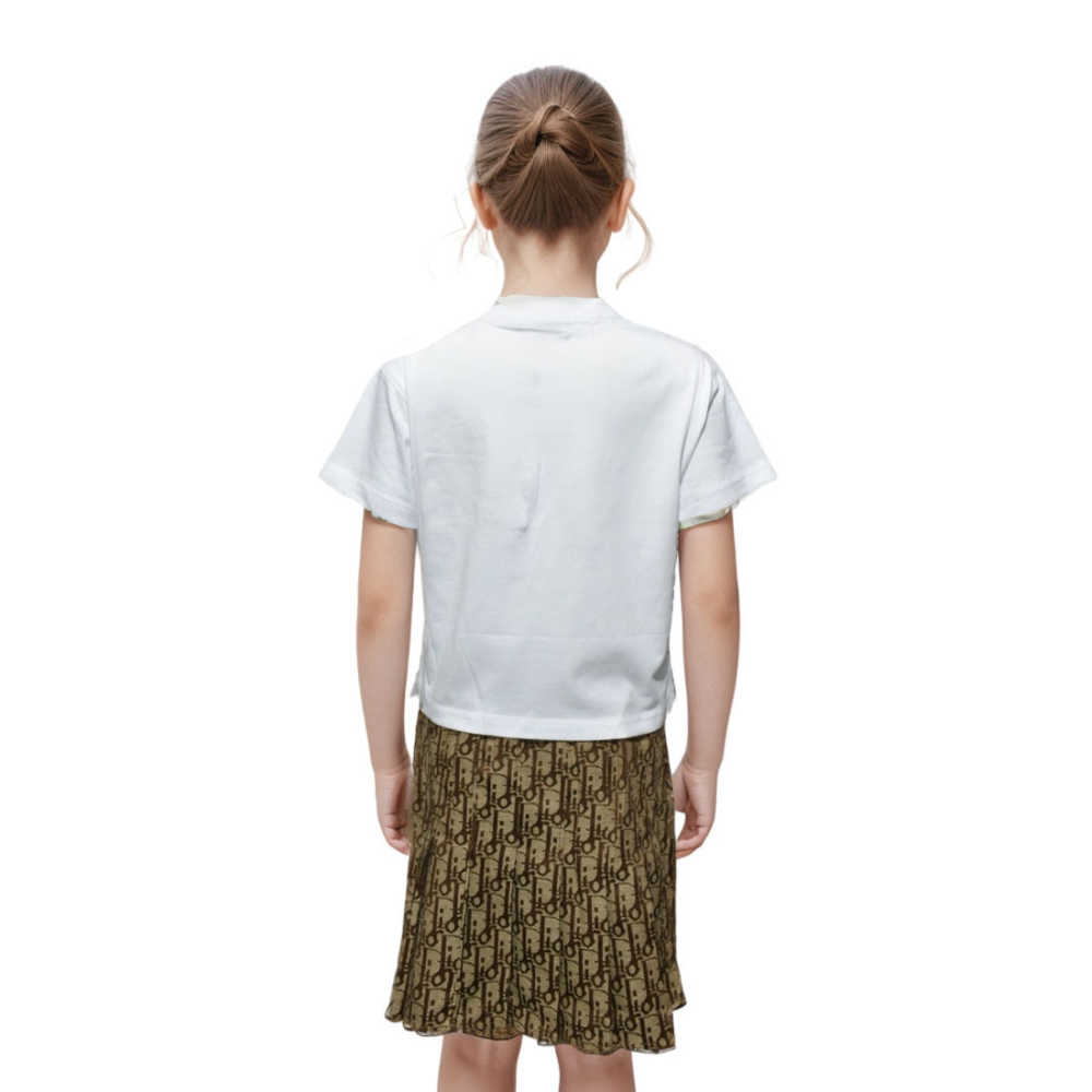 Dior Brown Premium Quality Girls Co-ord Set-1