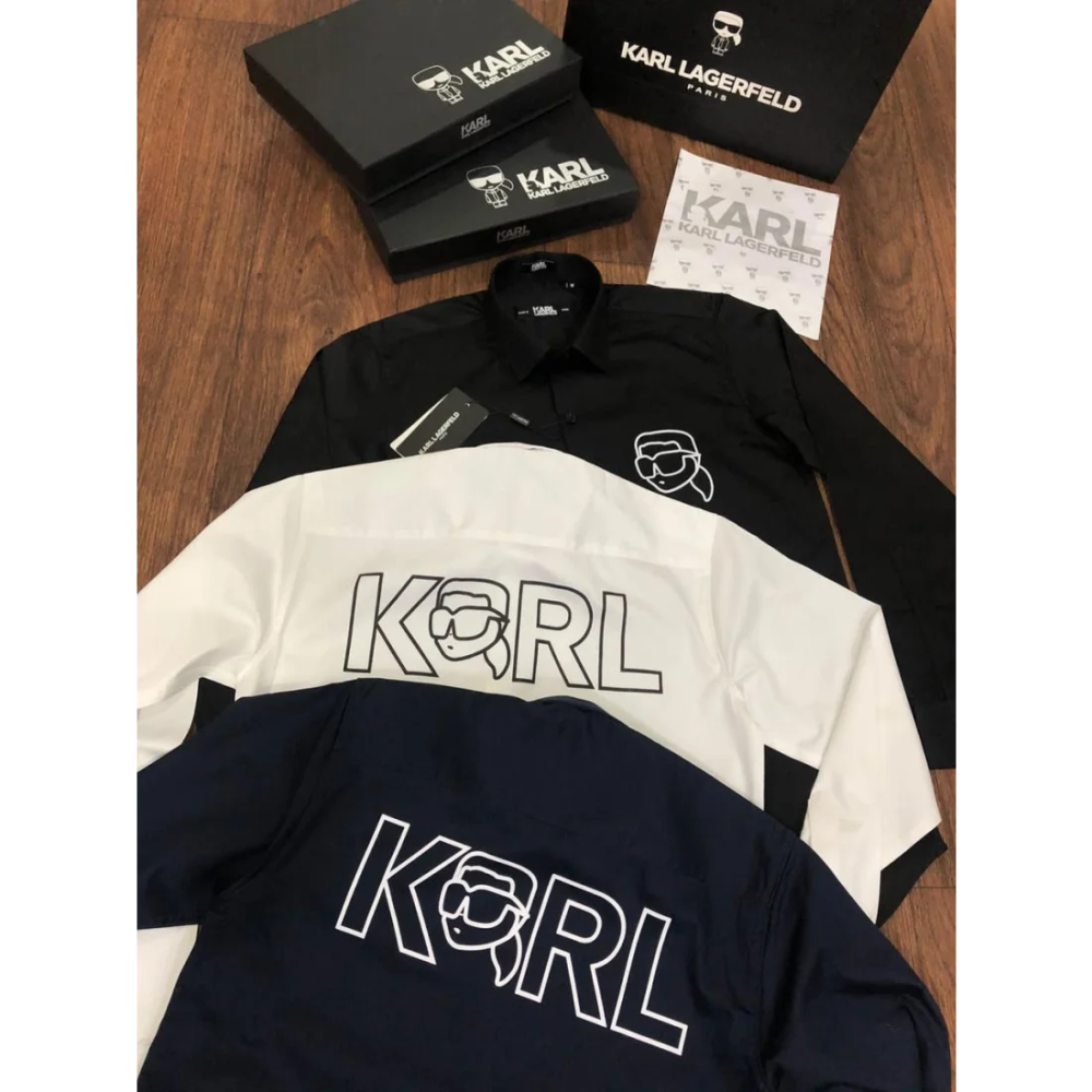 Karl Lagerfeld Black Premium Quality Shirt-2
