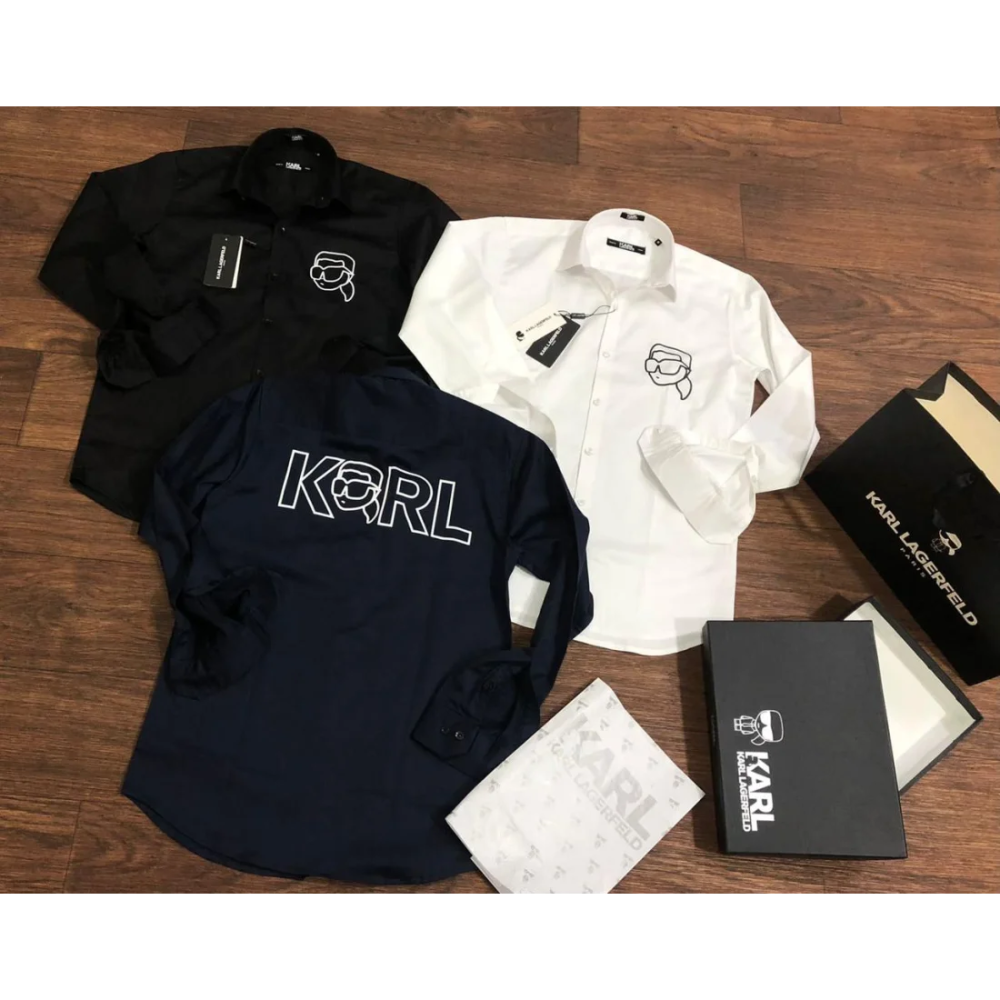Karl Lagerfeld Black Premium Quality Shirt-1