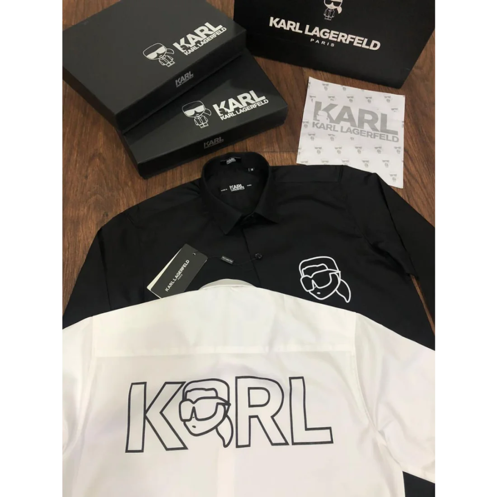 Karl Lagerfeld Black Premium Quality Shirt-3