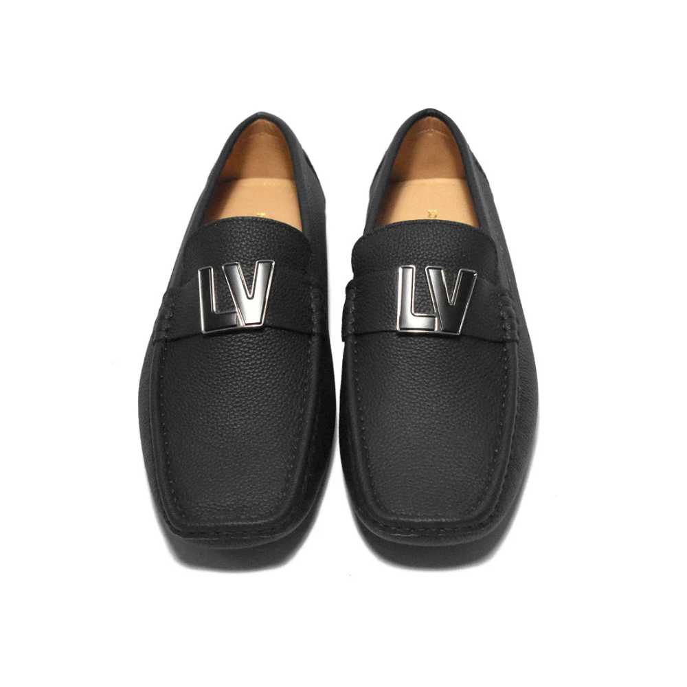 Louis Vuitton Black Premium Quality Loafer-thumb-3