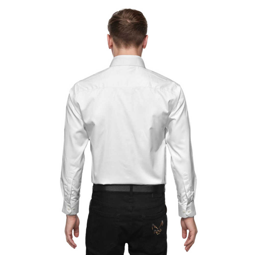Louis Vuitton Butterfly Print on Pocket White Premium Shirt-1