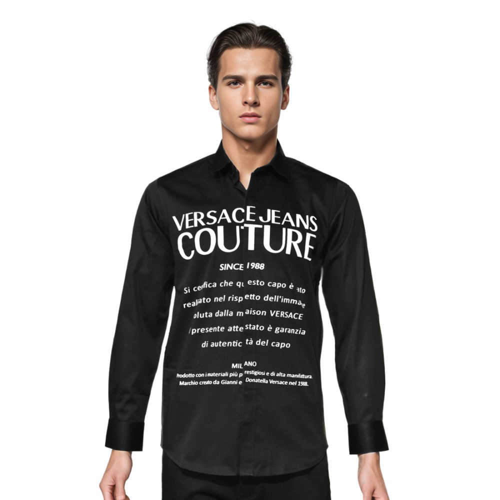 Versace Jeans Couture Black Premium Quality Shirts-7