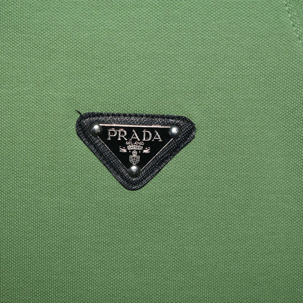 Prada Re-Nylon Logo Green Premium Dress-thumb-4