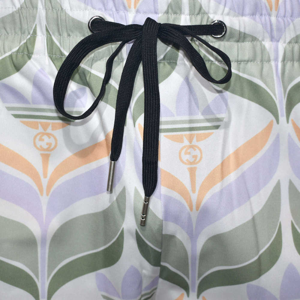 Gucci x Adidas White & Green Premium Shirt & Shorts Combo-thumb-5